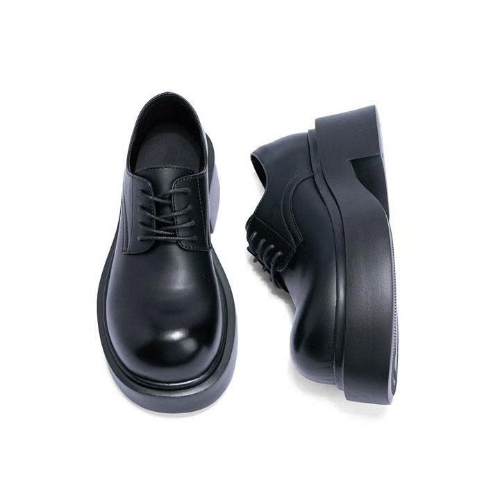 Giày Derby Chunky Inichi G1327 mũi cao đế 8cm
