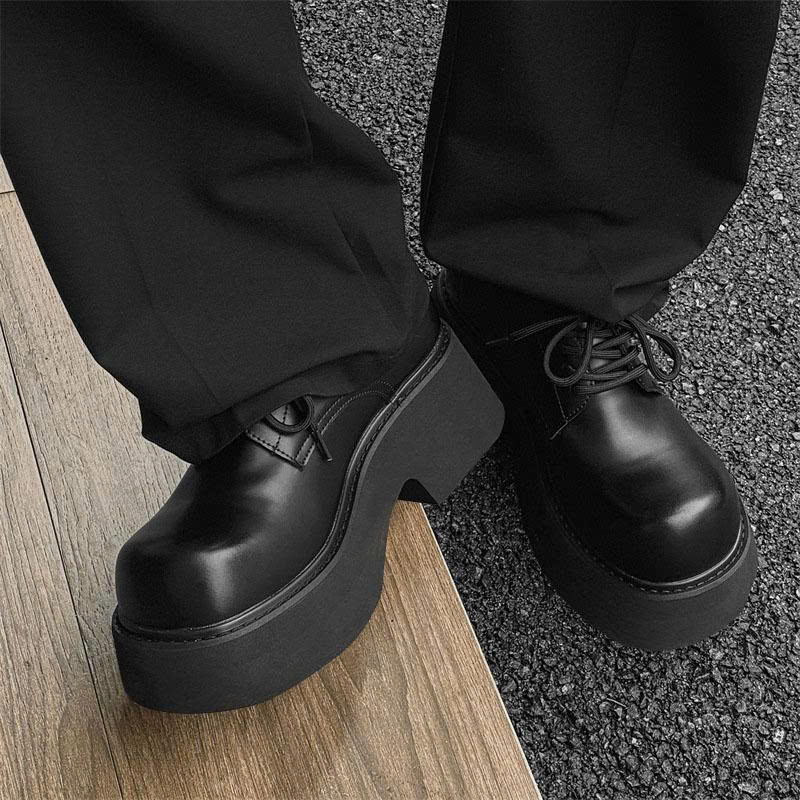 Giày Derby Chunky Inichi G1327 mũi cao đế 8cm