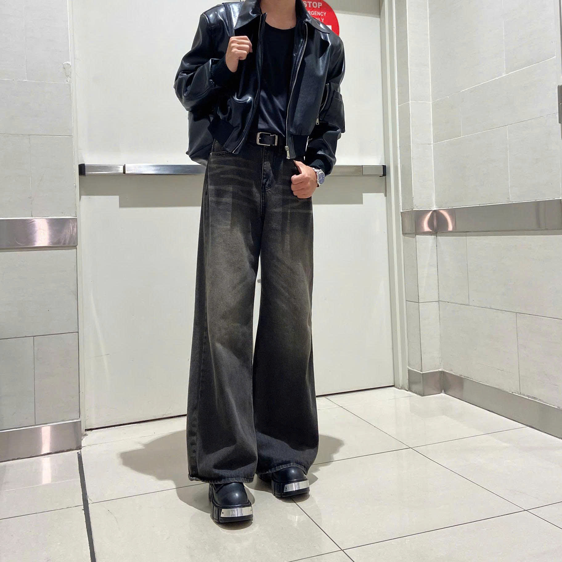 Giày Derby nam nữ Inichi G1332- G1333 đế Chunky thời trang