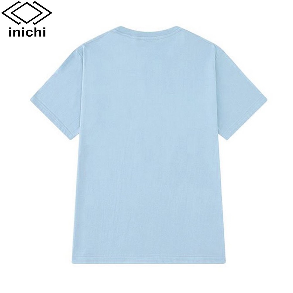 ÁO THUN UNISEX IN CHỮ INICHI PHONG CÁCH ĐƠN GIẢN 4 MÀU I23: Màu hồng S