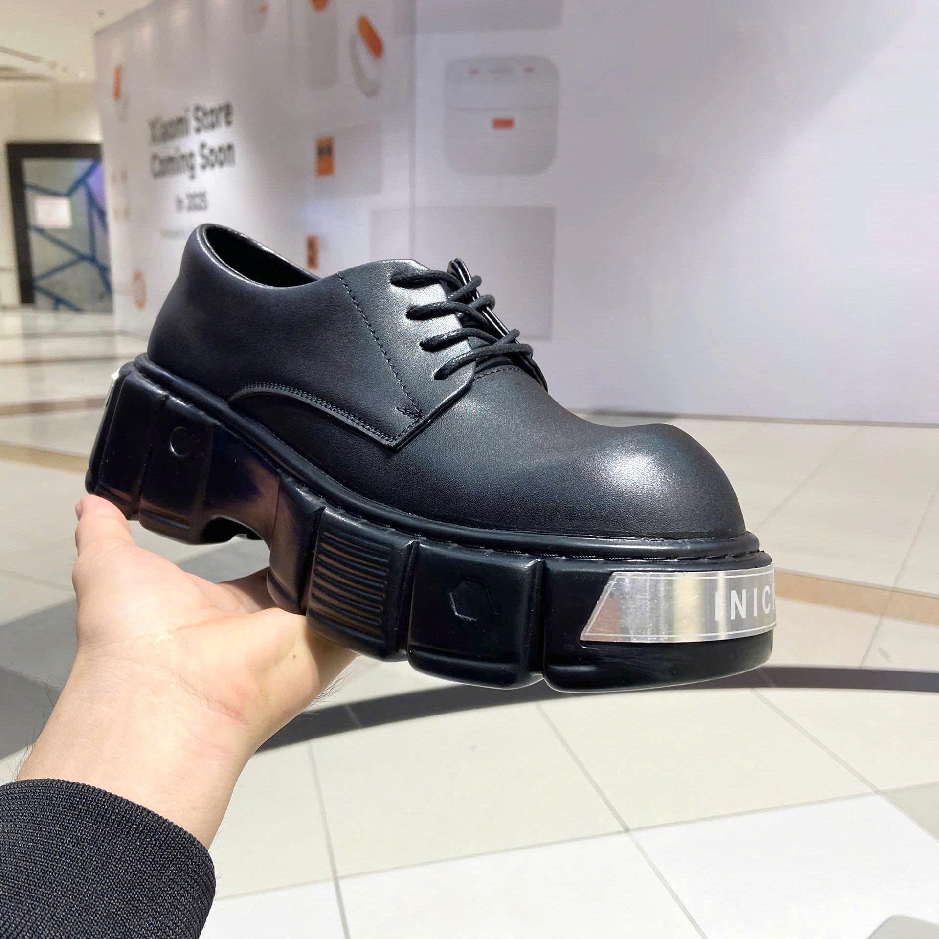 Giày Derby nam nữ Inichi G1332- G1333 đế Chunky thời trang