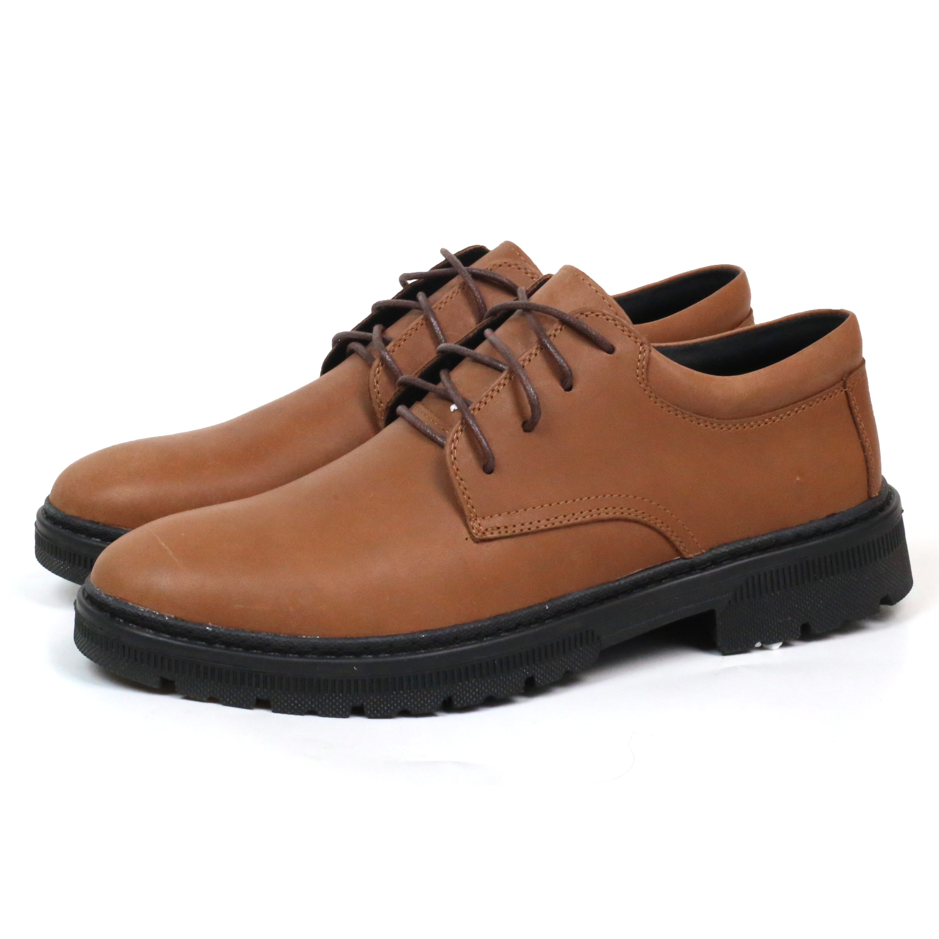 GIÀY DA CHUNKY DERBY THỜI TRANG INICHI G1144 MÀU DA BÒ: 39