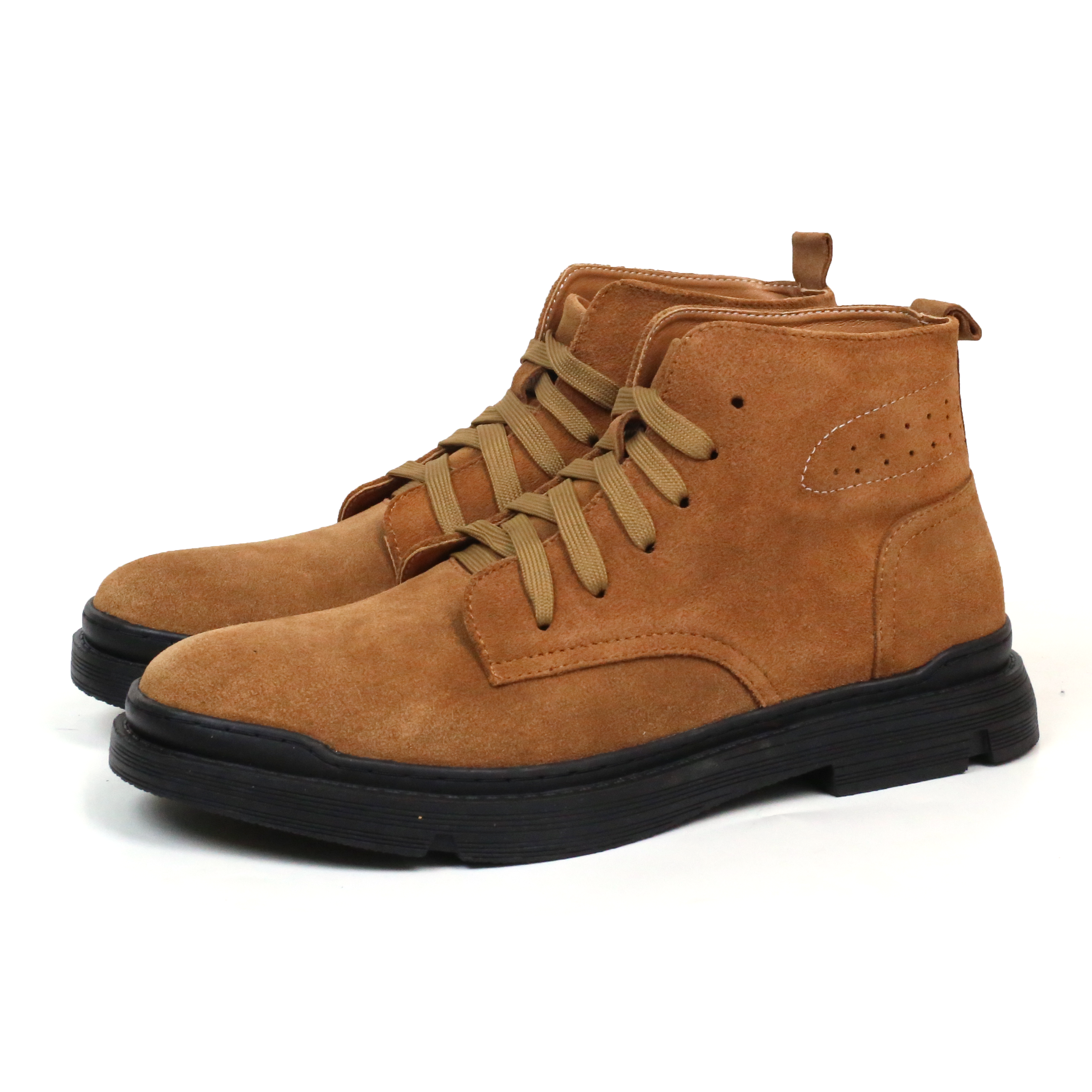 GIÀY BOOTS DA LỘN INICHI G1125 CỔ LỬNG CÓ MAY ĐẾ: 39
