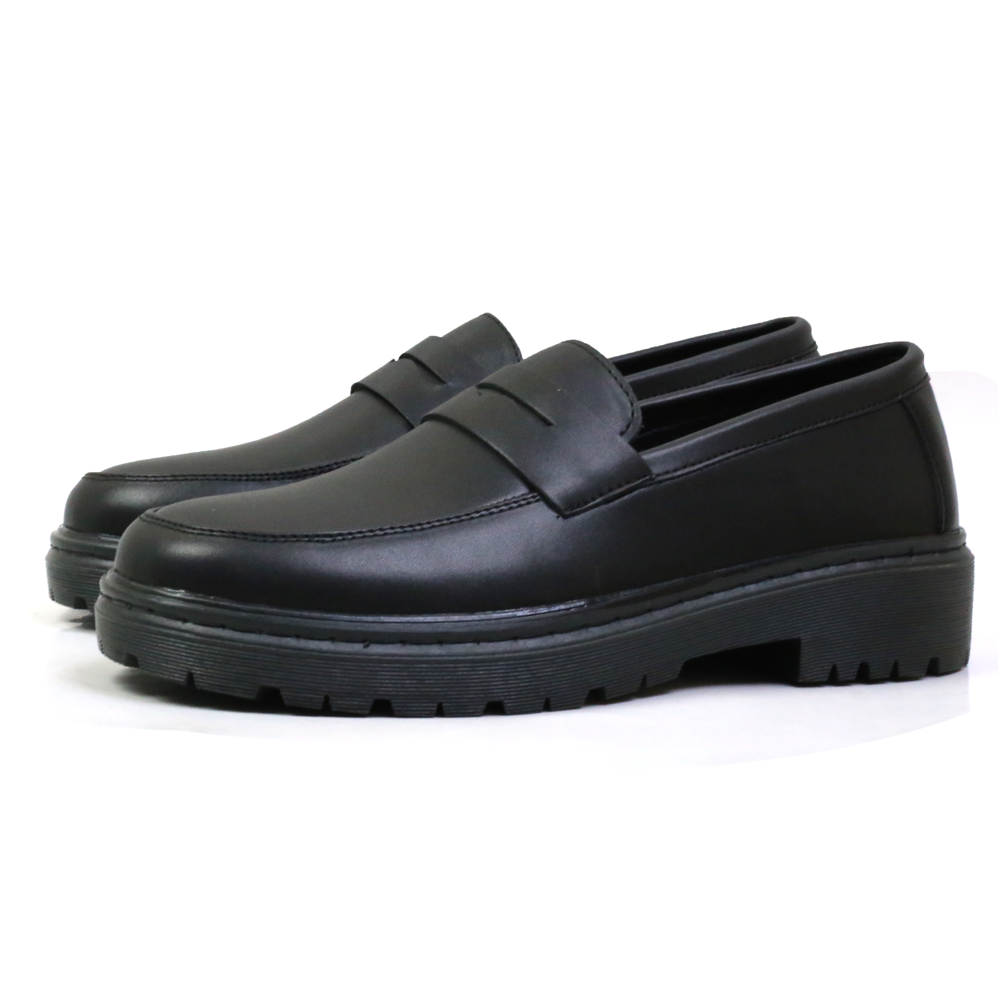 Giày PENNY LOAFER full đen INICHI G1094