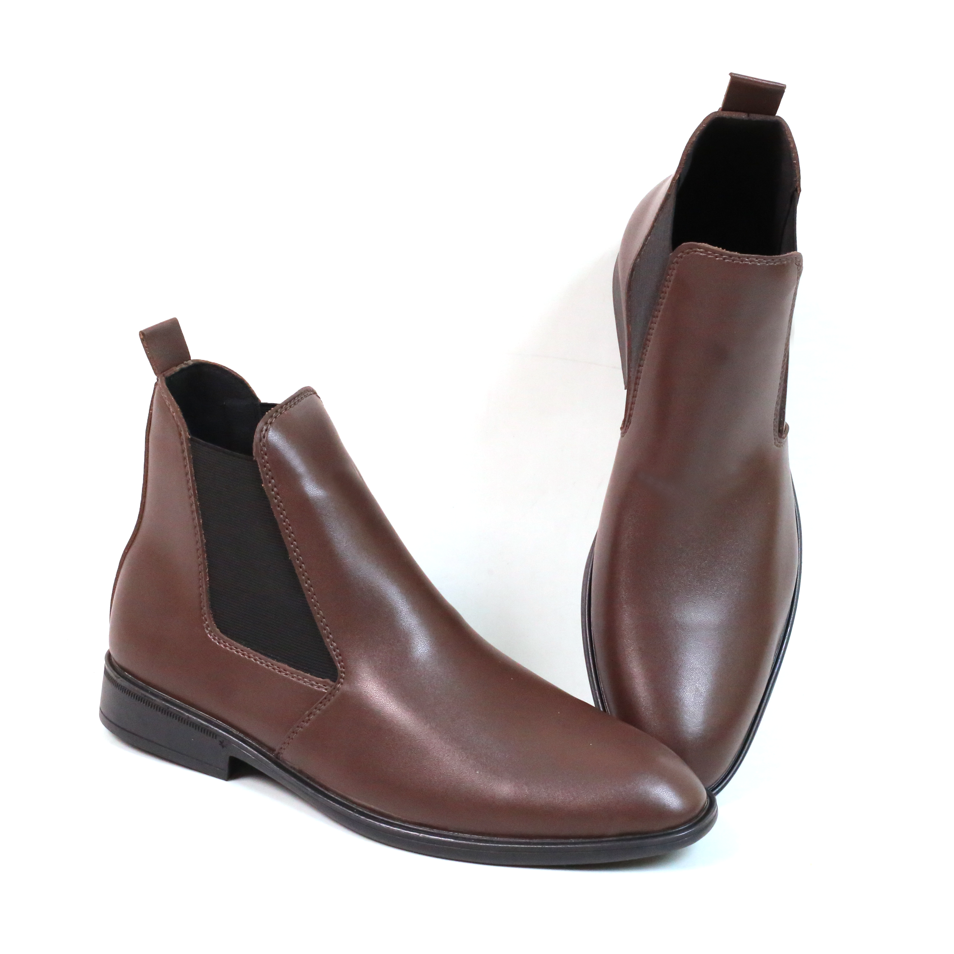 Giày Chelsea Boots may đế màu nâu g1293