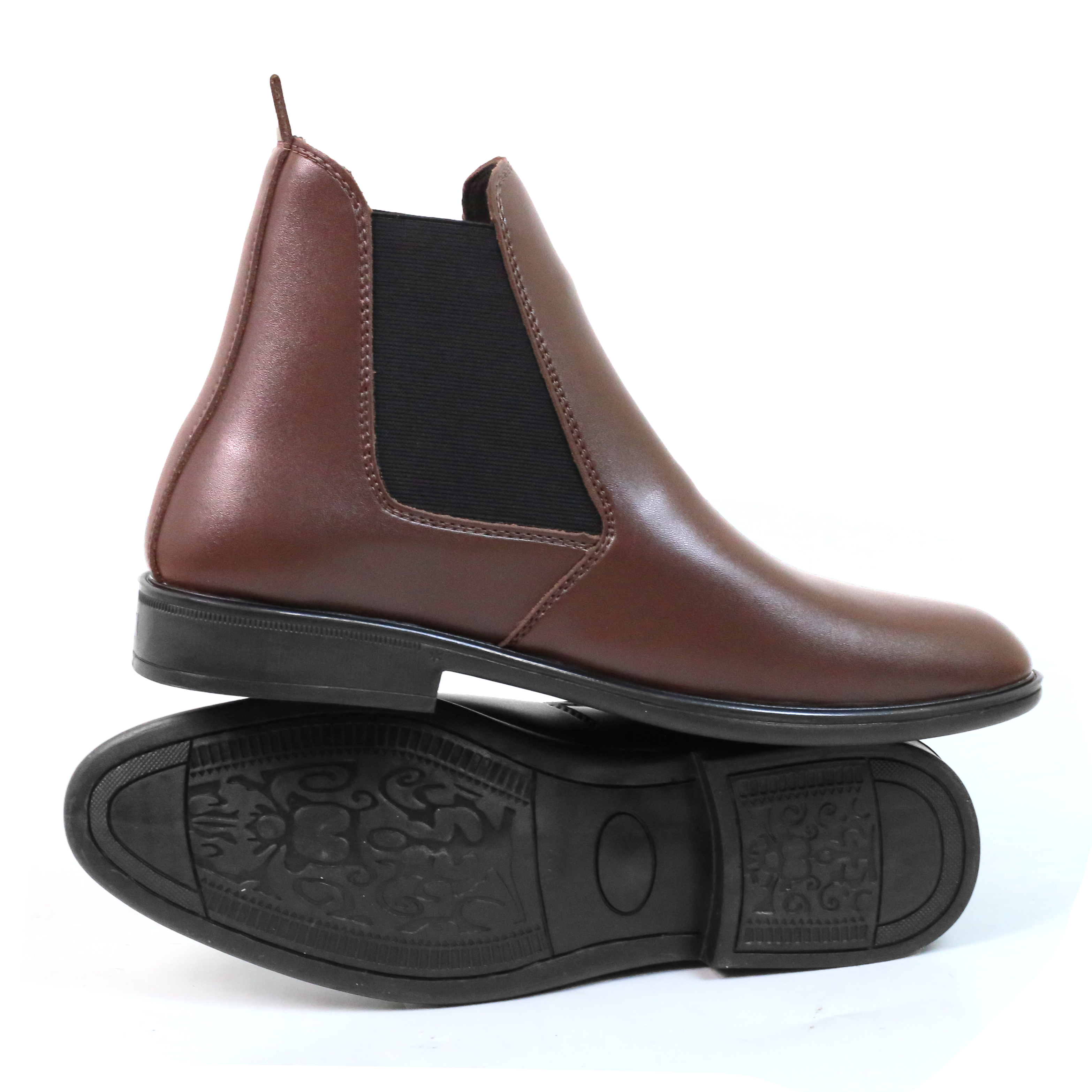 Giày Chelsea Boots may đế màu nâu g1293