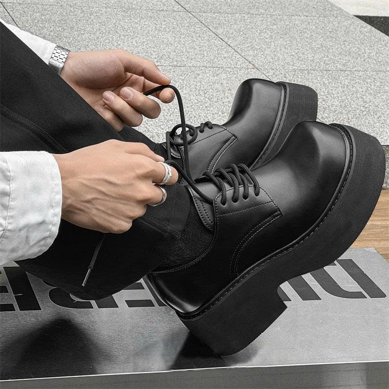 Giày Derby Chunky Inichi G1327 mũi cao đế 8cm
