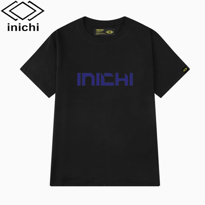 ÁO THUN UNISEX IN CHỮ INICHI PHONG CÁCH ĐƠN GIẢN 4 MÀU I23: Màu hồng S