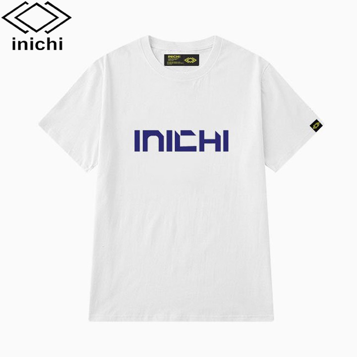 ÁO THUN UNISEX IN CHỮ INICHI PHONG CÁCH ĐƠN GIẢN 4 MÀU I23: Màu hồng S