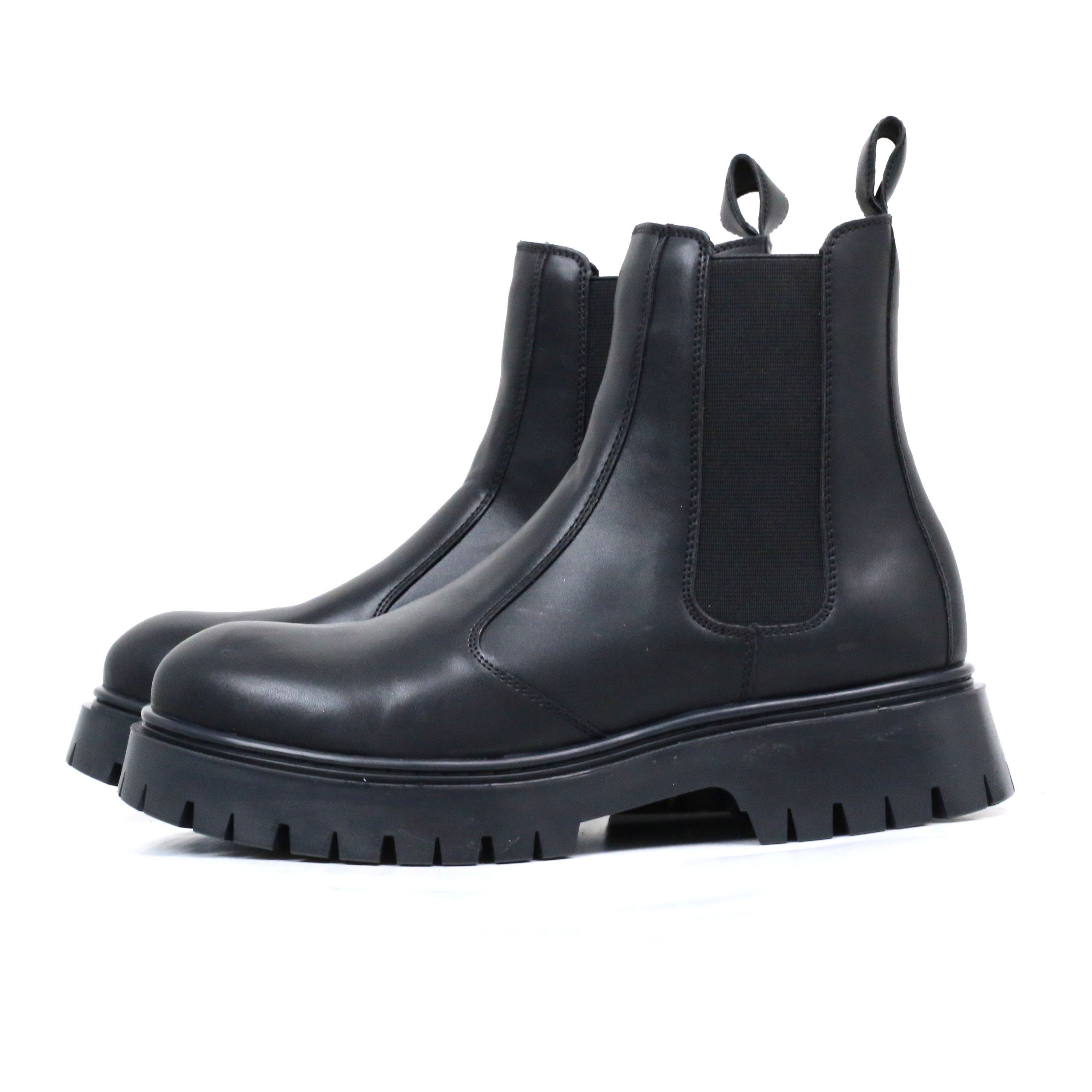 Giày Chelsea Boots Inichi G1113 đế Chunky có may đế