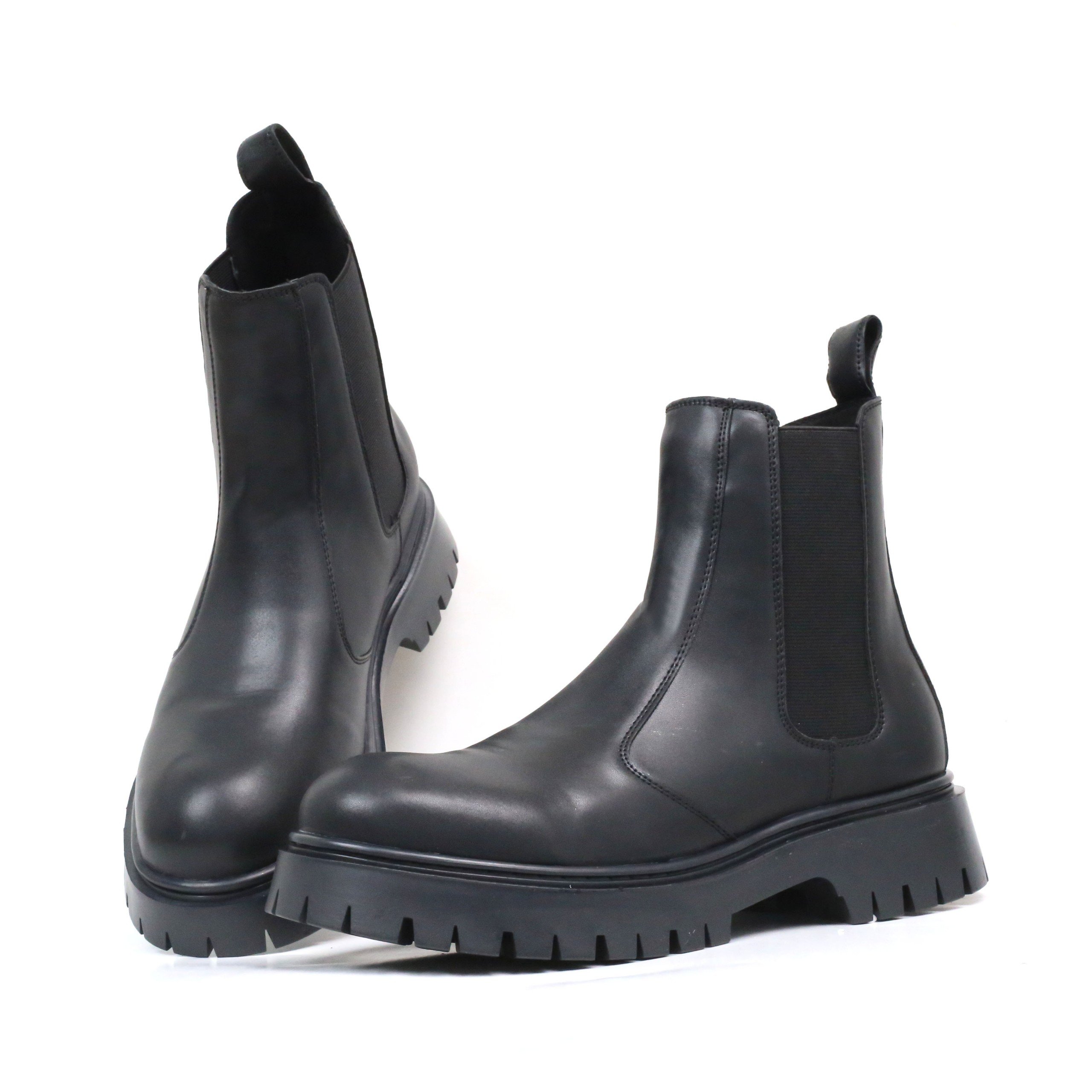 Giày Chelsea Boots Inichi G1113 đế Chunky có may đế