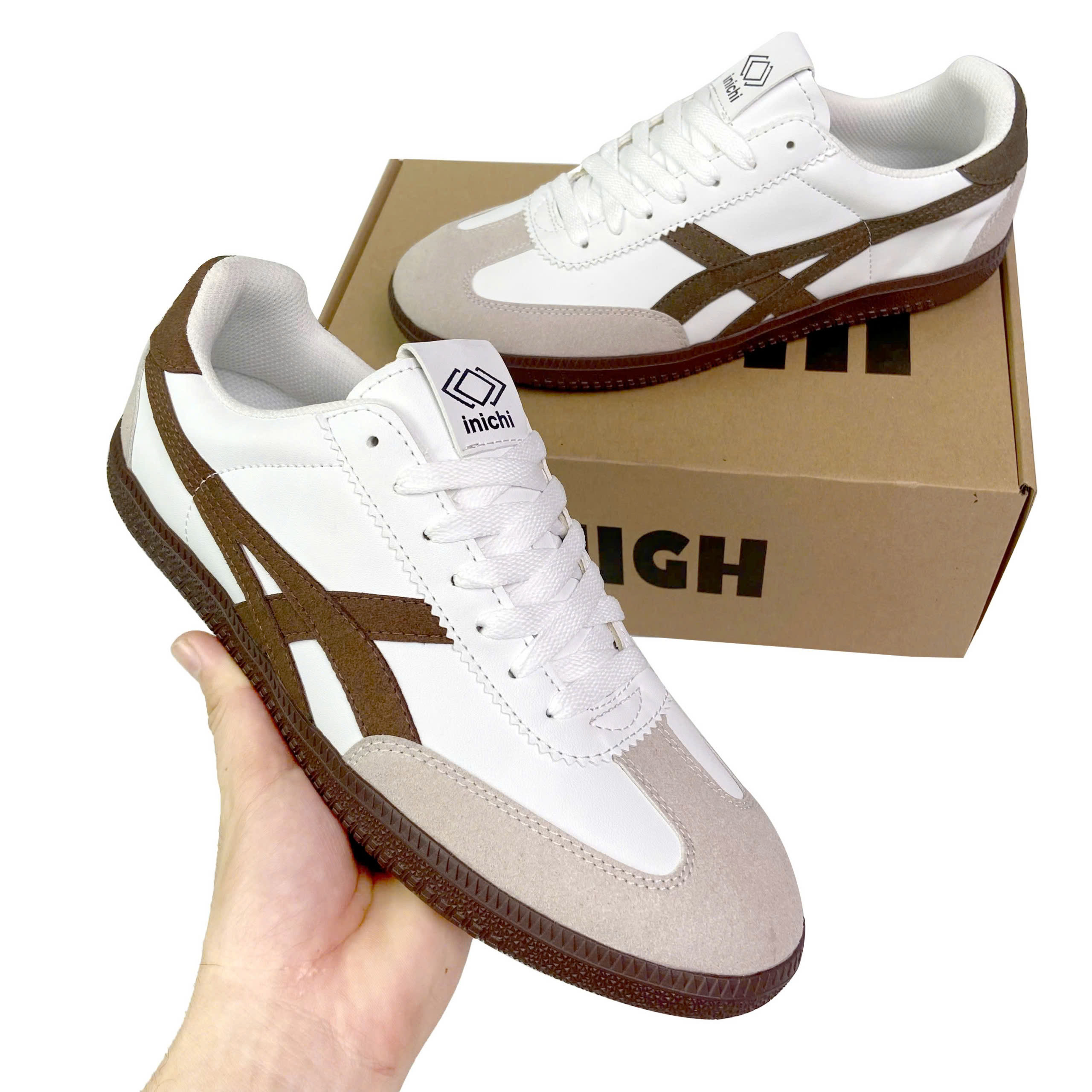 Giày thể thao Inichi G1324-G1325 phối màu sọc thời trang